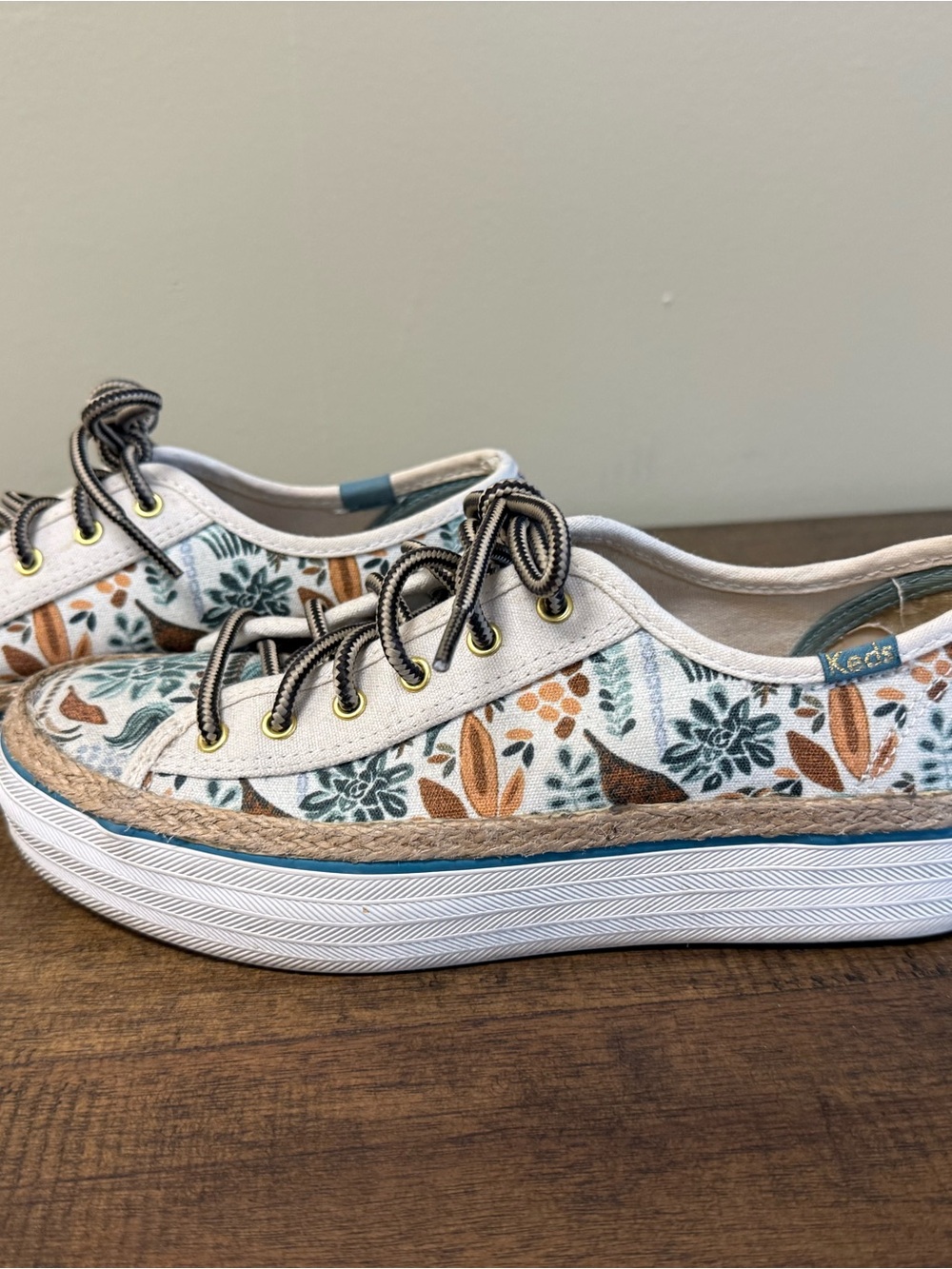 Keds X Jungalow Triple Kick Rainforest Platform Sneakers